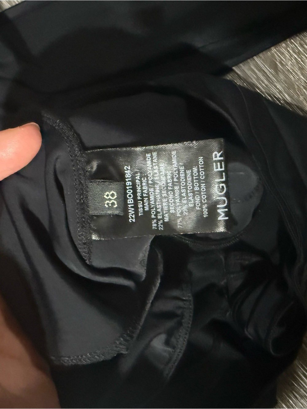 Mugler Sheer Bodysuit Sz 38 - Picture 5 of 6